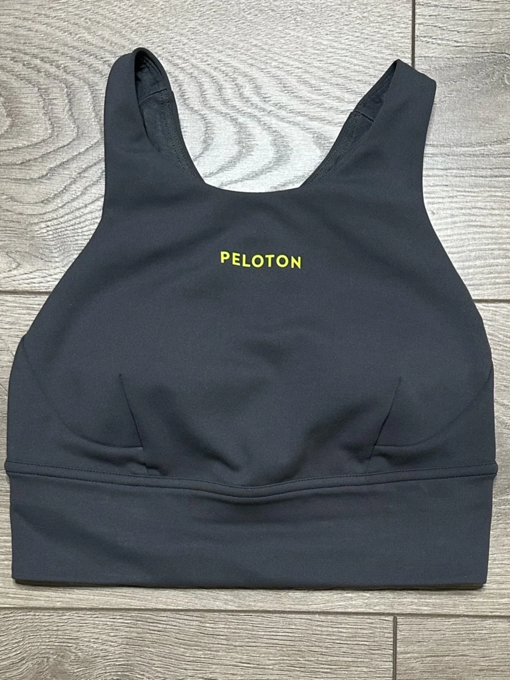 Lululemon X Peloton Wunder Train Long Line Bra Medium Support C/D Cups Gray 4‎